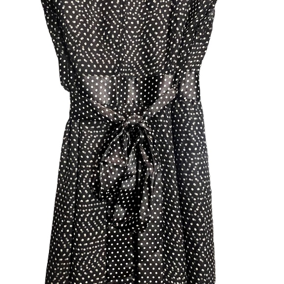 Charter Club Polka Dot Wrap Dress. Size 6. - Picture 4 of 8